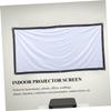 OSOLADY Anti-Crease Projector Screen with Hooks and Rope Foldable Polyester Indoor Outdoor Camping Screen with Black Border for Home Theater and Portable Use view 4