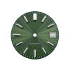 28.5mm Sunburst Dial Refraction No Lume For NH35 NH36 Movement Watch Accessories Classic 3 O'clock Date/no Date(Olive green,No date no logo) view 1