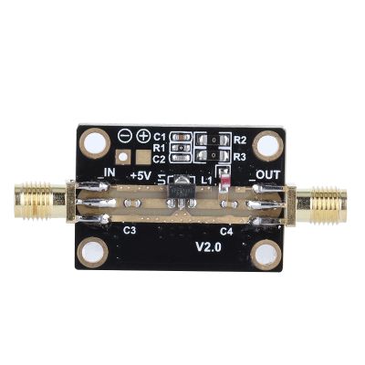 RF Wide Band Amplifier High Gain Low Noise LNA Module Board for Radio Receiver and Electronic Detection Equipment with SMA Female Connectors