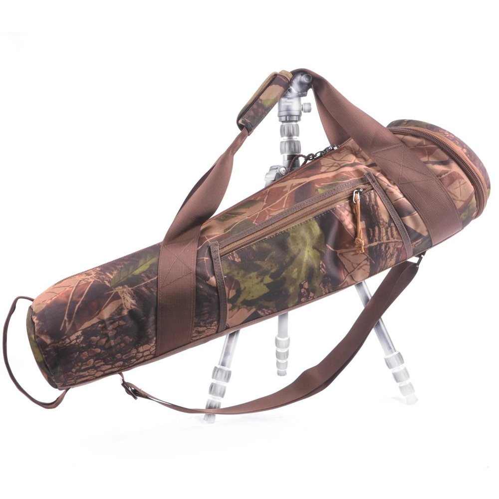 Compatible for Tripod Carry Bag, Camouflage Protective Case for Monopod & Fishing Rod Up to 95cm(65cm)