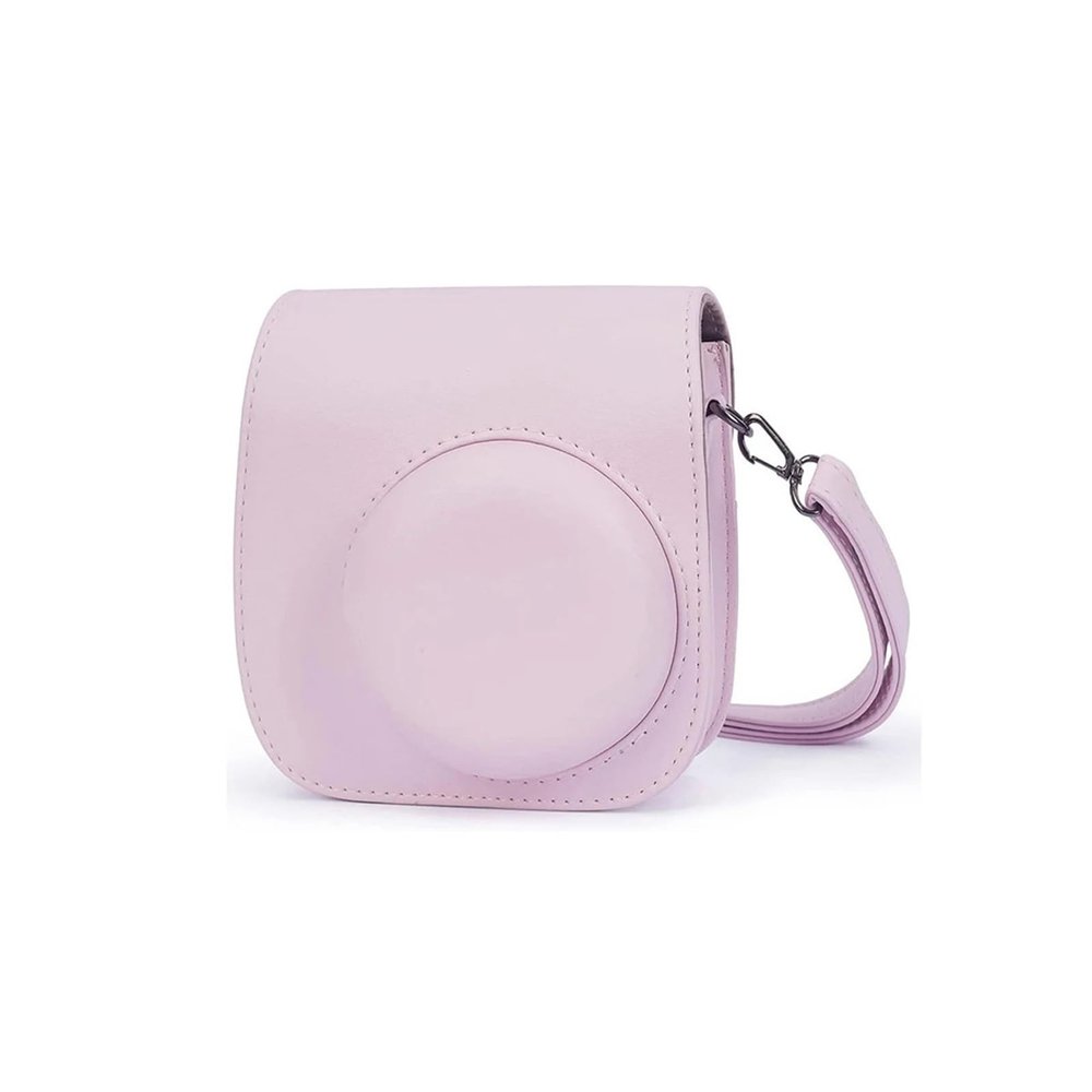 Compatible for Polaroid Mini 12 Camera Bag, Protective Carrying Case Pouch & Holster(Pink)