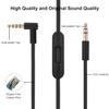Replacement Solo 4 Audio Cable Cord Compatible with Beats Headphone Solo/Studio/Pro/Detox/Wireless/Mixr/Executive/Pill HD Sound Quality, with Inline Mic and Volume ControlDual 3.5mm Plugs (Black) view 4