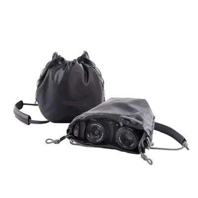 Compatible for Mirrorless Camera Drawstring Bag, Compact SLR Storage Shoulder Bag Case(Black)