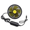 Yechiry USB Powered Car Fan, 360 Degree Rotatable Head with Powerful Cooling 18ft S 3500RPM Bushless Motor, Versatile Placement for Car Truck Rear Headrest Air Circulation view 1