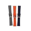 18mm 19mm 20mm 21mm 22mm Quick Release Elastic Nylon Watch Strap Unisex Soft Silicone WatchBand Sailcloth Sport Bracelets(Black-Red,21mm) view 2