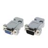 1PCS RS232 Serial Port Connector DB9 Female Socket Plug Connector 9 Pin Copper RS232 COM Adapter with Plastic Case DIY(Female) view 2