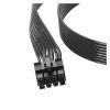 ABKMXZKD Modular Cable ForCorsair HX1200 HX1000 HX850 HX750 GPU PCIe 8Pin 6+2Pin to PCIe CPU 8Pin 18awg Adapter Cable(70cm) view 2