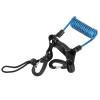 Changor Quick Release Diving Lanyard, Professional Coil Lanyard for M4 Handle Fittings, Ideal for Diving and Snorkeling (Blue) view 2