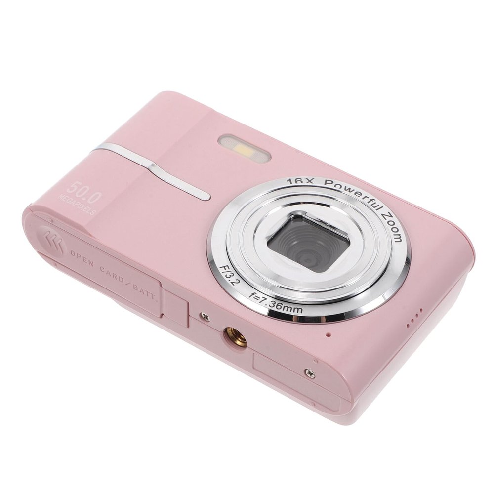 DECORNIJIA Compact Digital Camera Zoom Lightweight Mini Camera for Boys Teens Beginner Friendly Vlogging Travel Photography with Sharp Image Capture and Easy Operation