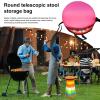 Folding Stool Case - Compact Tripod Chair Carry Pouch, Round Protective Sack Material, Lightweight Travel Organizer | Handy Storage Bag for Camping Hiking Sports Beach Outdoor Trips Balcony view 2