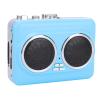 Sanpyl Portable Cassette Player Tape Recorder with Built in Speaker & 3.5mm Headphone Jack, 11.4x3.8x8.9cm, Audio Cassette to Digital Converter (Blue) view 1