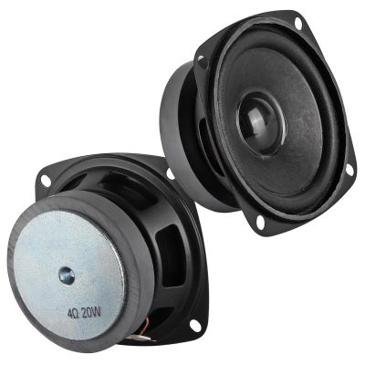 DWEII 2PCS 34Ohm 20W Full Range Audio Speaker Stereo Woofer Loudspeaker for Arduino DIY Waterproof HiFi Woofer Speaker Car Audio Subwoofer Stereo Systems