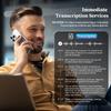 AI Voice Recorder: 64GB with Free Transcription & AI Summary, APP & Web Control, 121 Languages, Wireless Charging for Meetings view 2