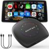 ANYFAR AI 8 Android 13 CarPlay AI Box, 8-Core Qualcomm 4G+64G Multimedia Adapter, Support CloudSim & 4G LTE & Hotspot, Wireless CarPlay Android Auto, Built-in GPS/Ambient Light for Netflix YouTube view 1