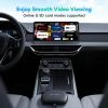ANYFAR AI 8 Android 13 CarPlay AI Box, 8-Core Qualcomm 4G+64G Multimedia Adapter, Support CloudSim & 4G LTE & Hotspot, Wireless CarPlay Android Auto, Built-in GPS/Ambient Light for Netflix YouTube view 3
