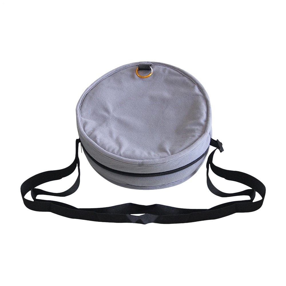 Compact Stool Carry Bag - Travel Folding Tripod Seat Storage Case, Round Sack Pouch, Lightweight Protective Cover | Portable Organizer for Hiking Camping Sports Beach Outdoor Trips Balcony Use