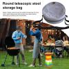 Compact Stool Carry Bag - Travel Folding Tripod Seat Storage Case, Round Sack Pouch, Lightweight Protective Cover | Portable Organizer for Hiking Camping Sports Beach Outdoor Trips Balcony Use view 2