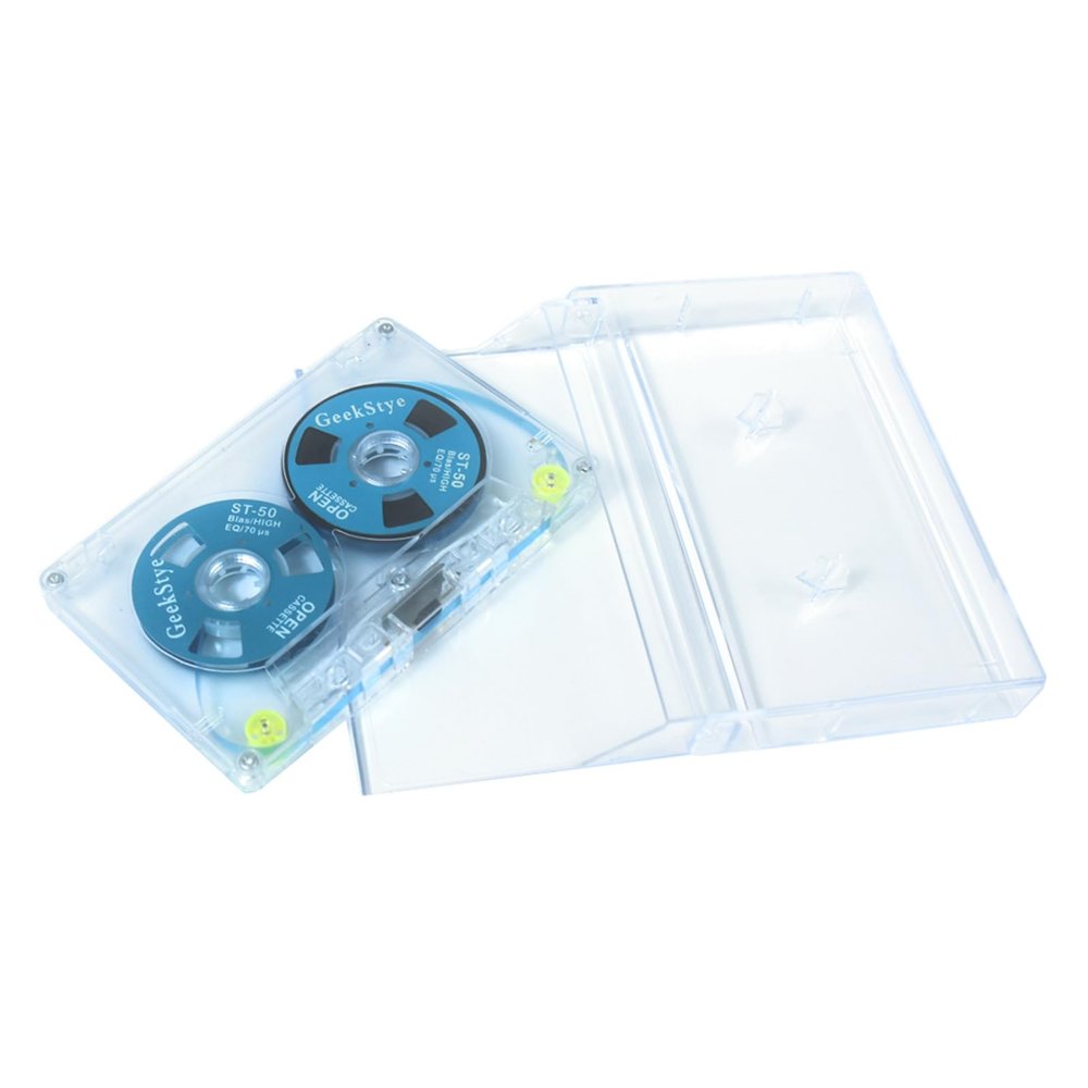 Yunyaobrand Metal Reel to Reel Cassettes Tape 3 Hole Shaped Empty Tape Cassettes Player Tape