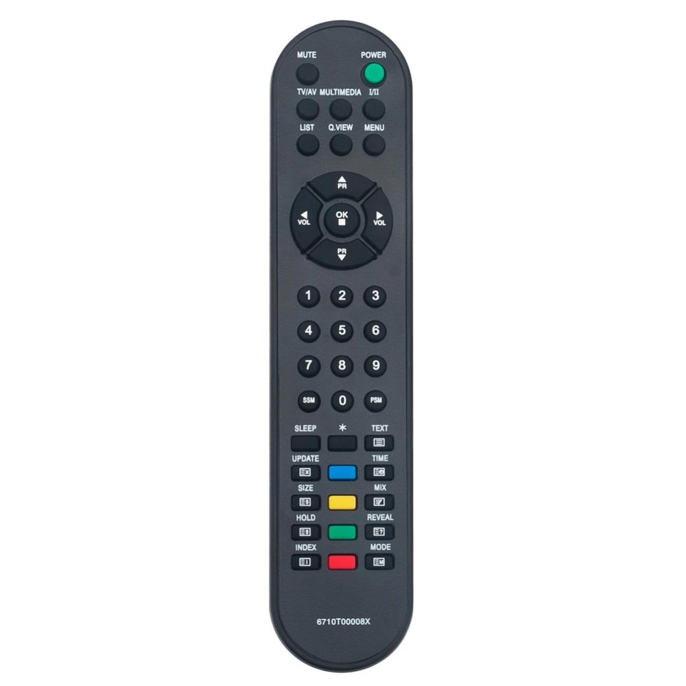 6710T00008X TV Remote Control for LG LED LCD PDP UHD HD TV in Living Rooms or Rooms, No Programming or Pairing Needed, Replacement Remote Compatible Models 6710T00008X