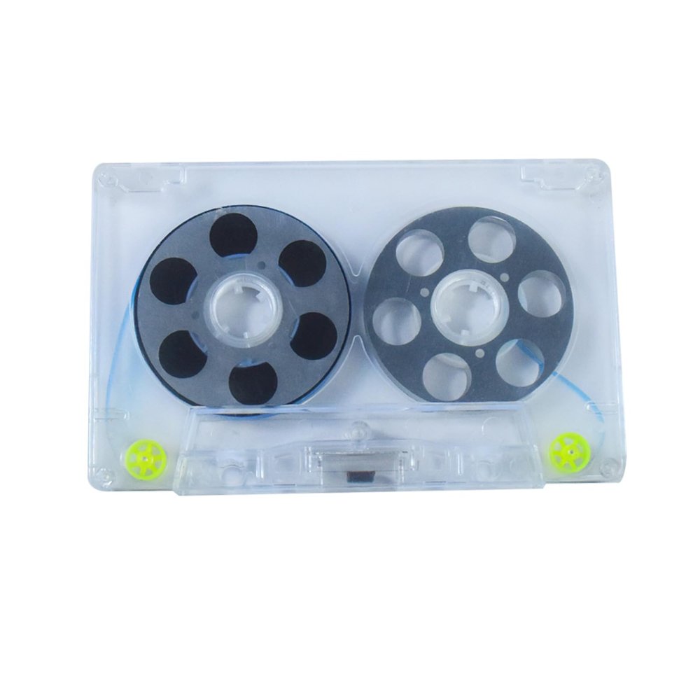 Yunyaobrand Metal Cassettes Tape Tape 6 Round Holes Player Empty Tape for Clear Music and Sound