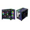 Computer Cases,Mid-Tower PC Gaming Case M-ATX/ITX - Front I/O USB 3.0 Port - 270  Panoramic View Tempered Glass Panel - Can Be Customized Privately view 1