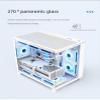 Computer Cases,Mid-Tower PC Gaming Case M-ATX/ITX - Front I/O USB 3.0 Port - 270  Panoramic View Tempered Glass Panel - Can Be Customized Privately view 2