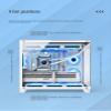 Computer Cases,Mid-Tower PC Gaming Case M-ATX/ITX - Front I/O USB 3.0 Port - 270  Panoramic View Tempered Glass Panel - Can Be Customized Privately view 4