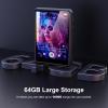 MP3 Player Bluetooth 5.3 - SWOFY 64GB Mp3 Music Player with 2.4" Touch Screen, Portable Digital Audio Player with HD Speaker FM Radio, Recording Support up 512GB Black view 2