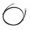ABKMXZKD RJ11 RJ12 6P6C Reverse Rollover Male Modular Data Cable Compatible with IEQ30 Autoguiding ST-4 ST4 Auto Guide Camera(1m) view 3