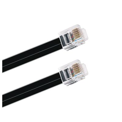 ABKMXZKD RJ11 RJ12 6P6C Reverse Rollover Male Modular Data Cable Compatible with IEQ30 Autoguiding ST-4 ST4 Auto Guide Camera(2m)