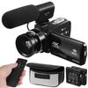 DIYEAH HD Touchscreen Video Camera for Vlogging with Built-in Microphone Portable Lightweight Digital Camcorder for Outdoor Filming and Online Recording view 1