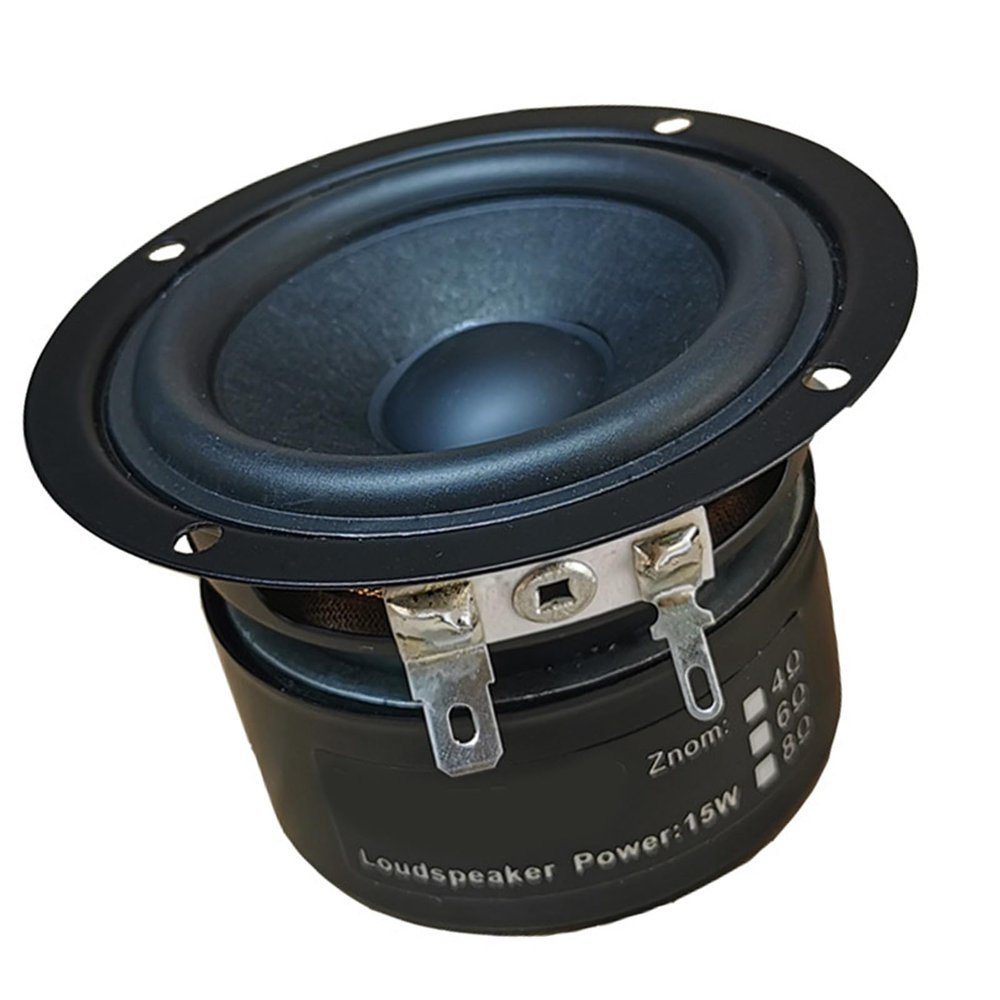 Yunyaobrand 2.5Inch Full Frequency Horn 4Ohm 15W Subwoofer Loudspeaker for Home Amplifiers Auditory Projects with Dynamic Sound
