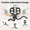 Thumok Solar Dummy Security Camera Outdoor, Motion Detector Fake Camera with 3 Lighting Modes view 2