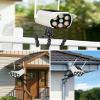 Thumok Solar Dummy Security Camera Outdoor, Motion Detector Fake Camera with 3 Lighting Modes view 4