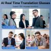 AI Smart Glasses with Camera, 1080P Video Recording Glasses, 8MP Camera Glasses, Real Time Translation, ChatGPT AI Voice Assistant, Open-Ear Audio,Sunglasses with Color-Changing Clear and Green Lenses view 3