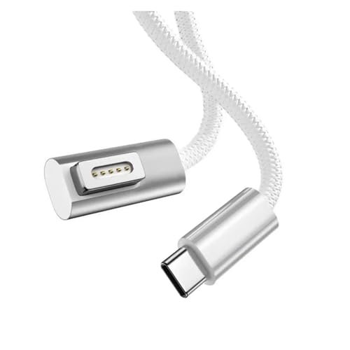 ABKMXZKD 1.8M Length Zinc Alloy Plug Adapter 100W USB TPE-c to 1 2 Fast Cable Converter Cord for Air Pro(for Magsafe 1 L)