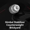 Balanced Weight Balanced Block 1/4 Screw Nut Mount DSLR Camera Handheld PTZ Stabilizer Counterweight 25g/100g/125g Clump Weight view 2
