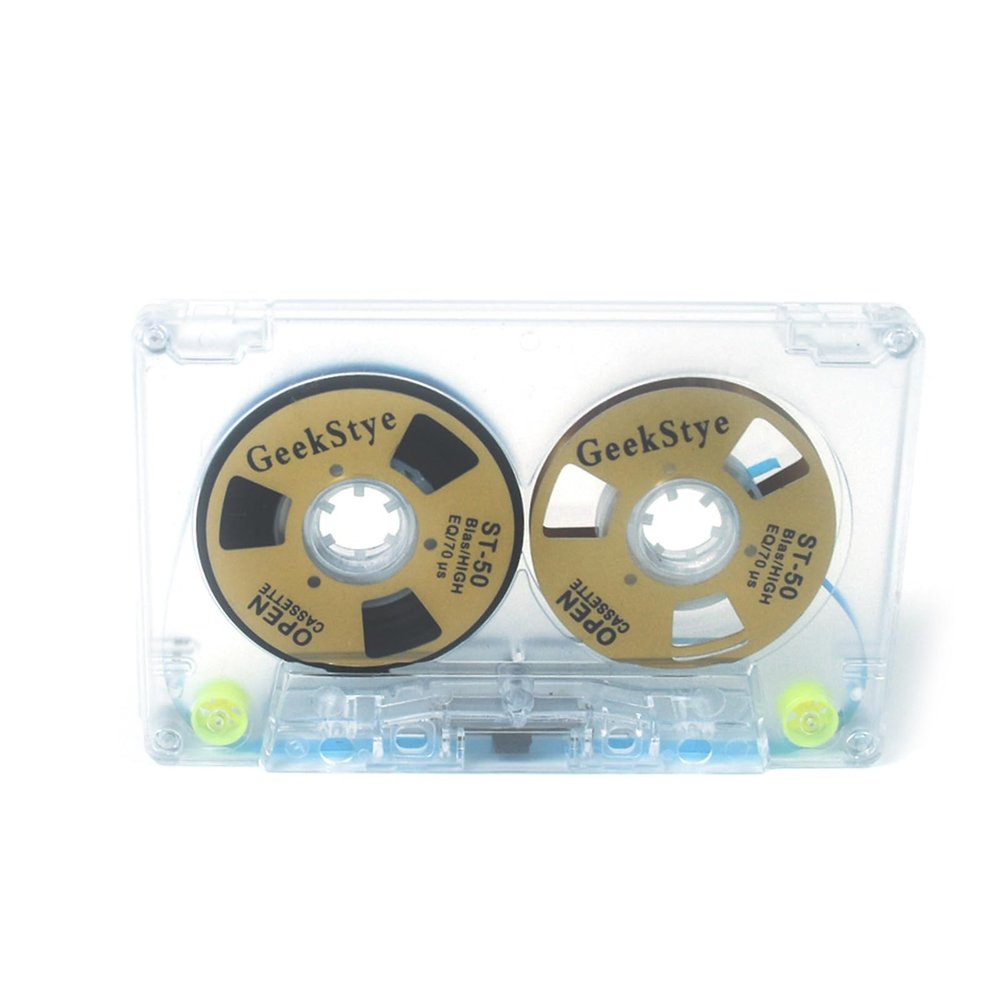 Yunyaobrand Metal Reel to Reel Cassettes Tape 3 Hole Shaped Empty Tape Cassettes Player Tape