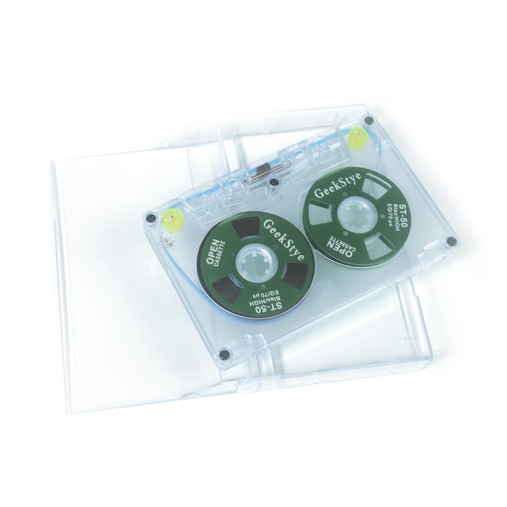 Yunyaobrand Metal Reel to Reel Cassettes Tape 3 Hole Shaped Empty Tape Cassettes Player Tape