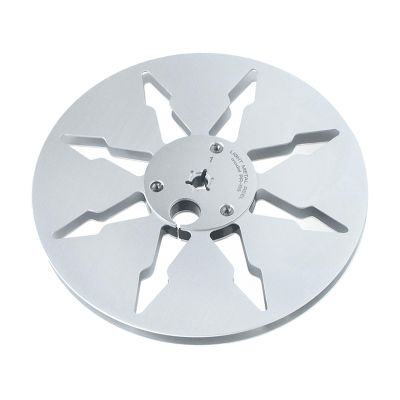 Yunyaobrand 7inch 8 Hole Opener Empty Reel Aluminum Alloy Speakers Accessory for Enhanceds Sound
