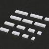 BHUPWZE 100Pcs JST XH2.54 2/3/4/5 Pin Terminals Plastic Shell Male Plug Female Socket Wire Connector 2P 3P 4P 5P-14P(100Pcs Male,4P) view 4
