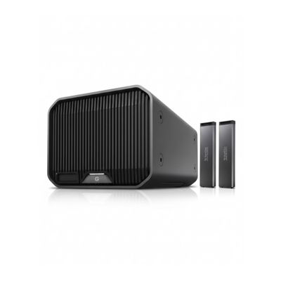 SanDisk Professional G Raid Project 2 16TB Space Gray Hard Drive and 2-Piece PRO-Blade SSD Mag 1TB Bundle (3 Items)