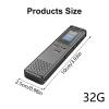 Yunyaobrand 8/32/64GB Portable Digital Voice Recorders with Noise Reduction, USB Charging, MP3 Playback for Lectures and Meetings view 4