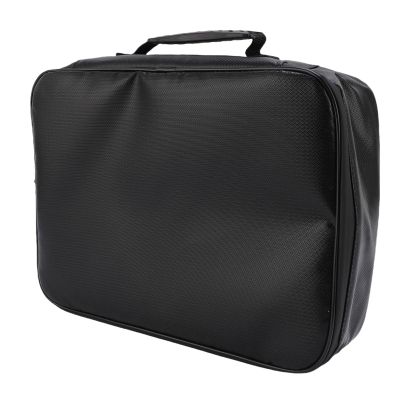 ANGGREK Fireproof Document Bag, Fiberglass Case with 3-Digit Lock, Organized Storage for Laptop, Money, Passport, Important Files