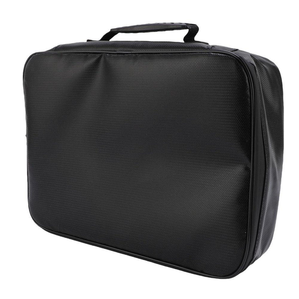 ANGGREK Fireproof Document Bag, Fiberglass Case with 3-Digit Lock, Organized Storage for Laptop, Money, Passport, Important Files