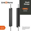 Link2Home 13.8" Steel Magnetic Vertical Cable Management Channel for Desks and Home Offices, Cord Organizer and Concealer for Steel Desk Legs, Under Desk Wire Hider and Cable Raceway view 3