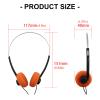 JIRAIA Comfortable Headphone Music Feeling Portable Corded Small Sports Fashion Photo Props for Women Lightweight view 4