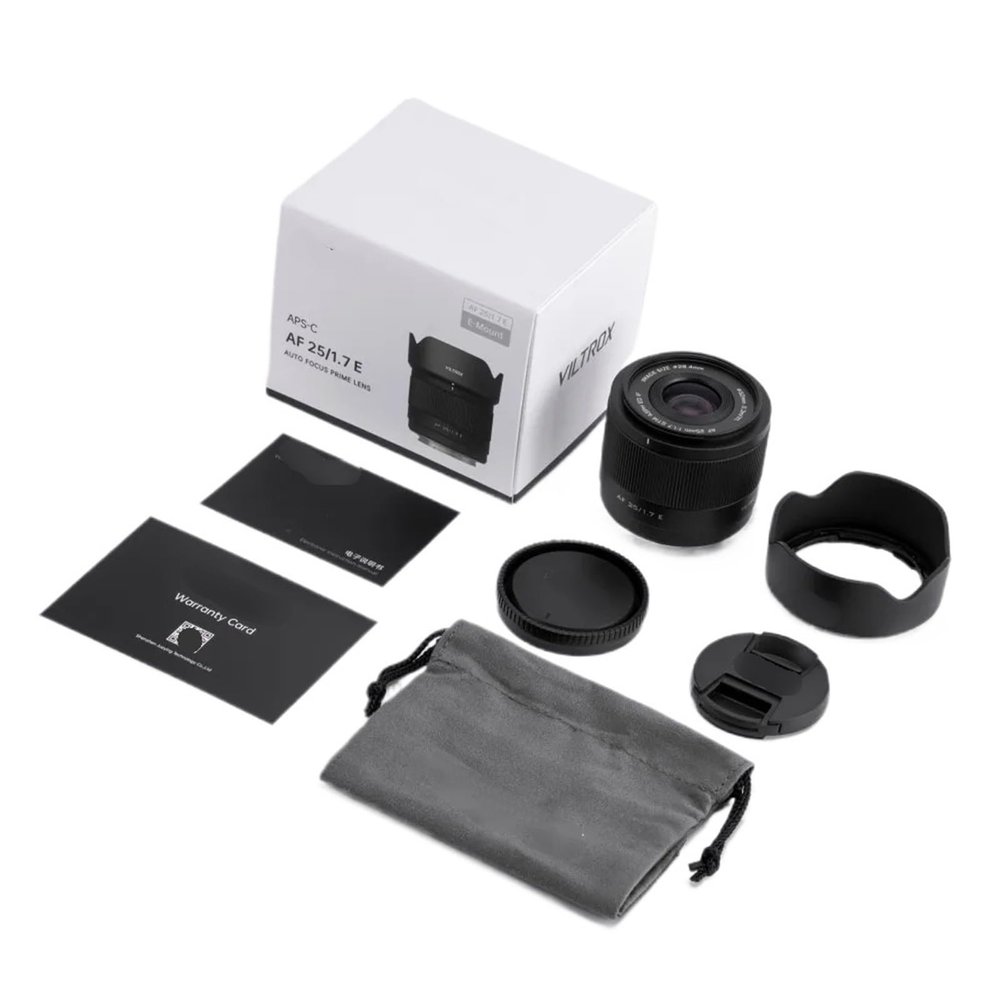 Compatible for Sony E 25mm F1.7 APS-C Auto Focus Prime Lens xm5 X-T5 X-T30 II Z Mount ZFC Z50 Z7II zve10 II a7iv(E Mount APS-C)