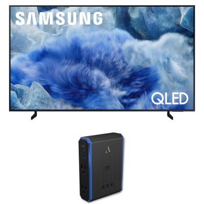 Samsung QN43Q8FAAFXZA 43 Inch Class QLED Q8F 4K Vision AI Smart TV with an Austere 5S-PS4-US1 4-Outlet Power with Omniport USB (2025)
