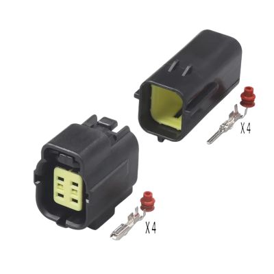 1/5/10/20/50/Sets 4 Pin 174257-2 Automotive Electrical Wiring Plug Connector for 626 98-00(10 Sets Female Male)